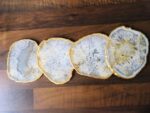 White Agate Crystal Coasters