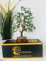 Green Jade crystal tree 300 crystals