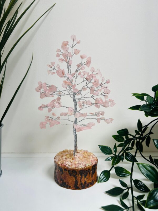 Rose Quartz Crystal Tree 160 crystals