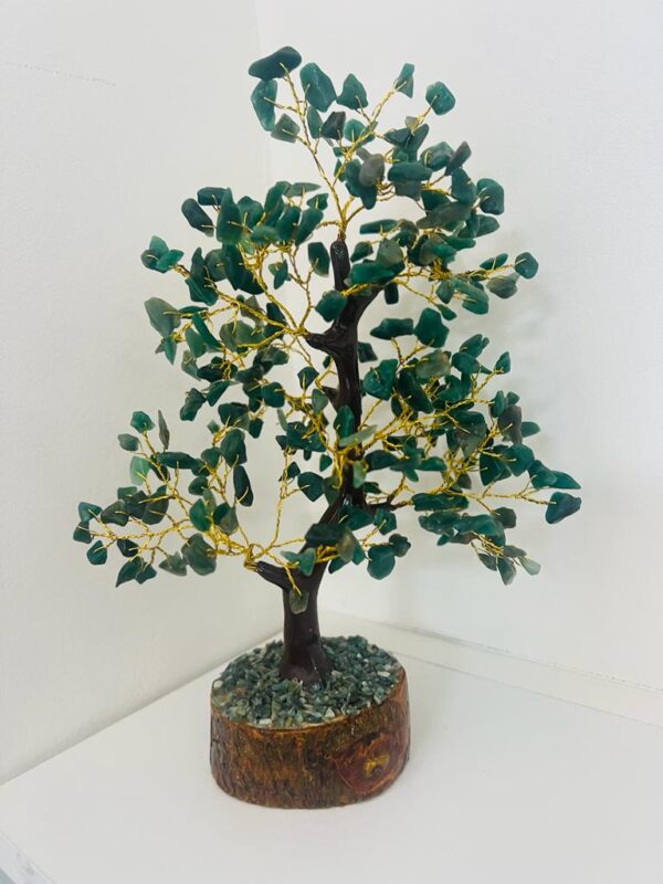 Green Jade crystal tree 300 crystals
