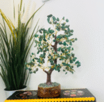 Green Jade crystal tree 300 crystals
