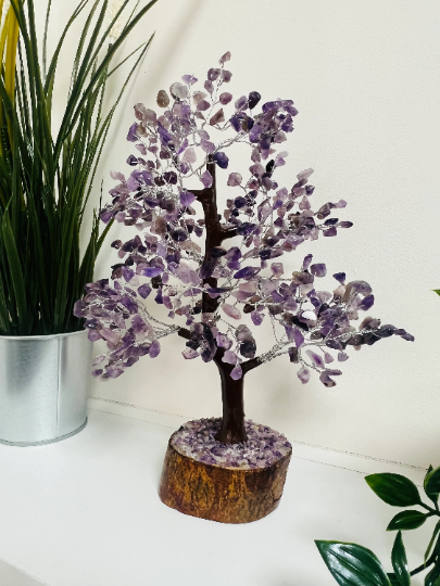 Amethyst crystal tree 500 crystals