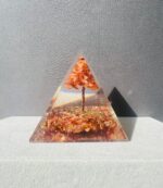 Carnelian Crystal Orgonite Pyramid