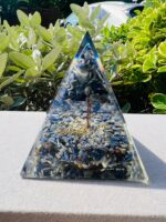 Lapis Lazuli Crystal Orgonite Pyramid
