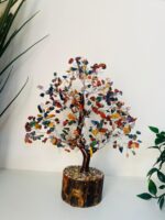 Multistone crystal Tree silver wire 500 crystals