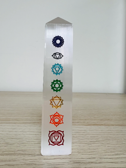 Selenite Pointed Tower