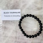 Black Tourmaline crystal bracelet