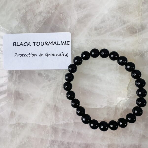 Black Tourmaline crystal bracelet