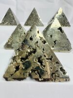 Pyrite Pyramid With Natural Cluster