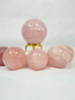 Rose Quartz Crystal Sphere 40mm