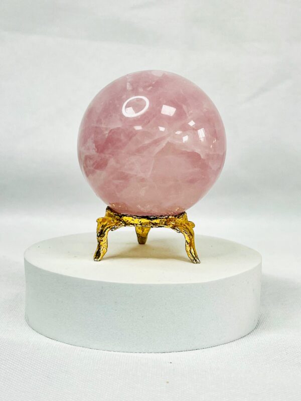 Rose Quartz Crystal Sphere 40mm