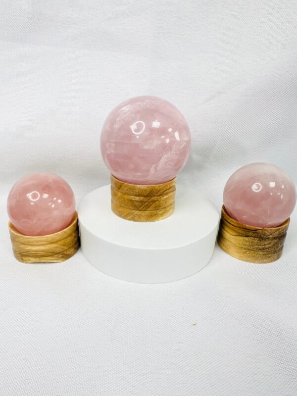 Rose Quartz Crystal Sphere 40mm