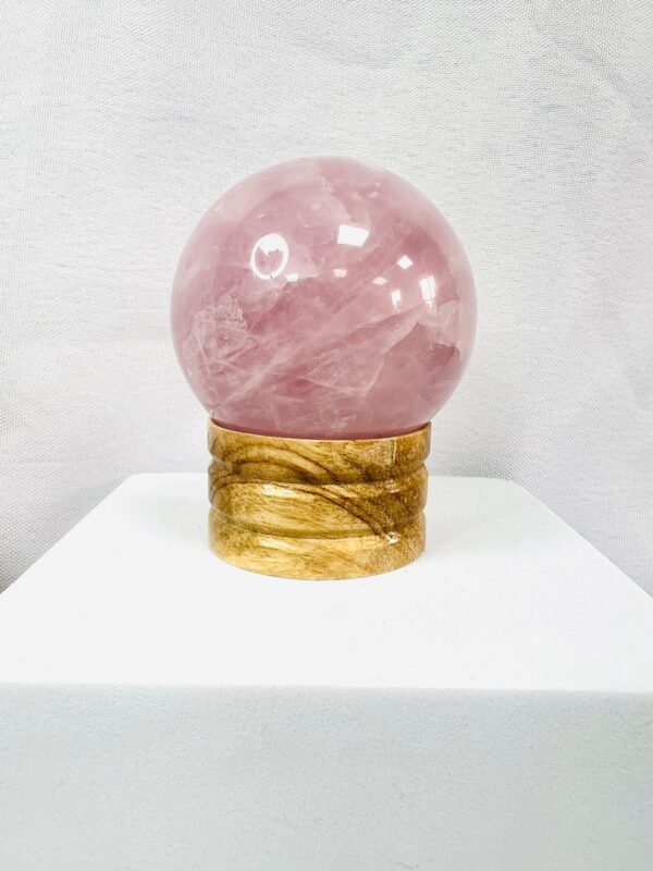 Rose Quartz Crystal Sphere 40mm