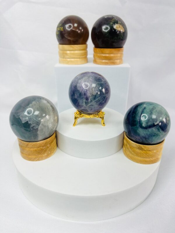 Fluorite Crystal Sphere 45mm