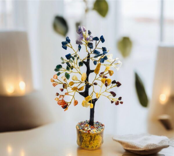 Seven Chakra crystal Tree, 100 crystal tree of life