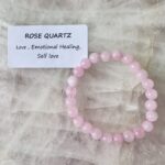 Rose Quartz crystal Bracelet