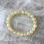 orange calcite Crystal Bracelet