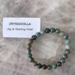 Chrysocolla Crystal Bracelet