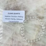 Clear Quartz Crystal bracelet