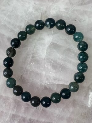 Moss Agate Crystal bracelet