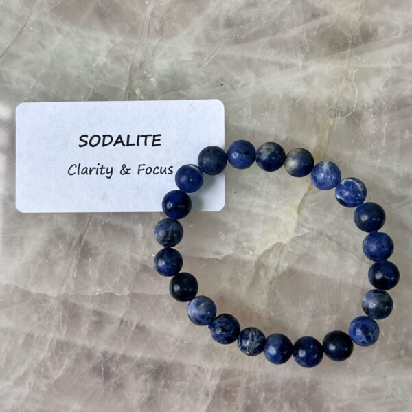 Sodalite Crystal bracelet