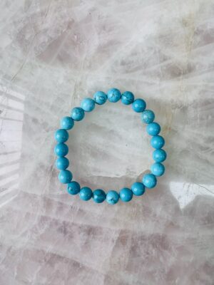 Turquoise crystal Bracelet 4mm, 6mm