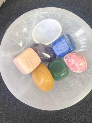 Selenite Cleansing Round Bowl 10 cm
