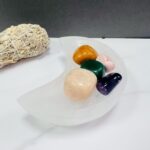 Selenite Cleansing Moon Bowl 10 cm