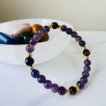 Amethyst & Tiger's eye Bracelet