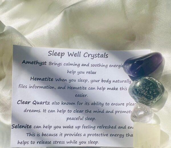 Sleep Well Healing Crystal set