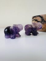 Amethyst Handcarved Elephant