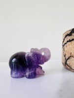Amethyst Handcarved Elephant