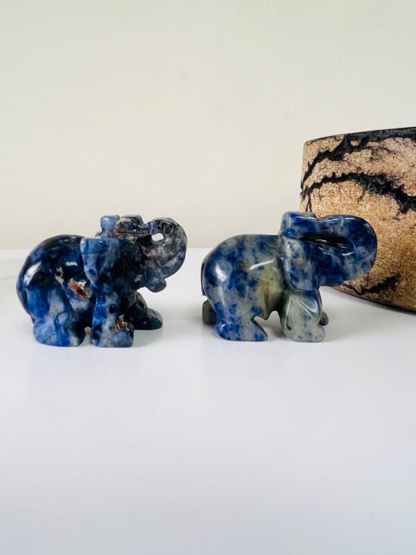 Sodalite Handcarved Elephant