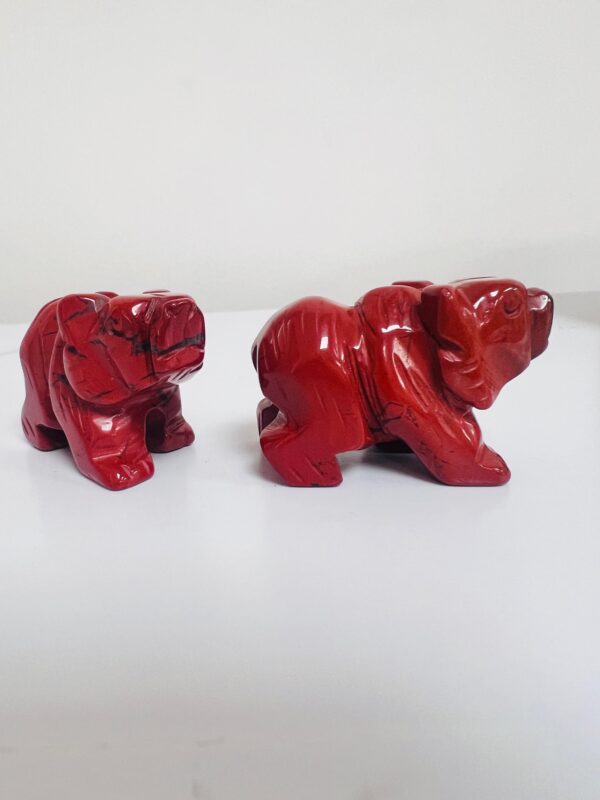 Red Jasper Handcarved Bear