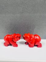 Red Jasper Handcarved Bear