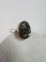 Pyrite 925 silver ring