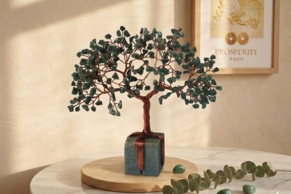 Green Jade Crystal Tree
