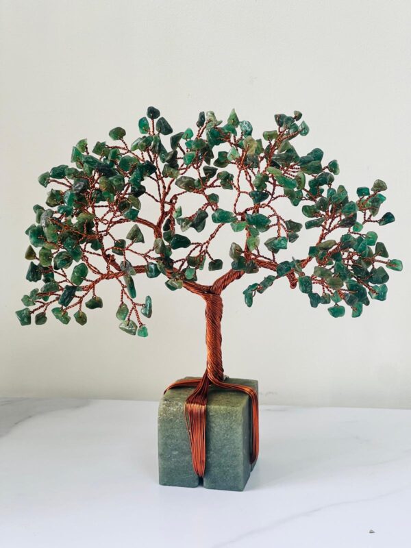 Green Jade Crystal Tree