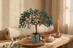 Green Jade Crystal Tree